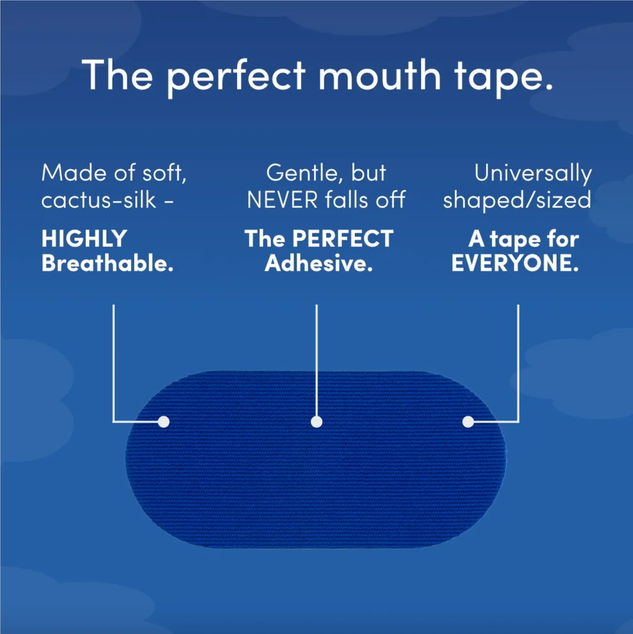 Gentle Mouth Tape for Restful Sleep